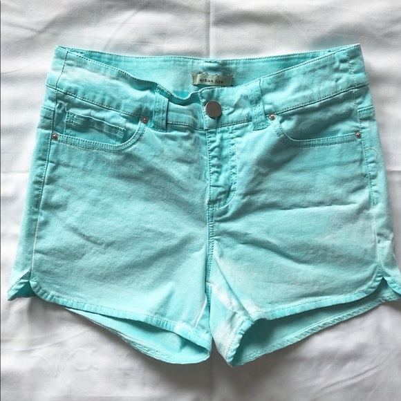 Blue denim highwaisted shorts - Picture 2 of 3